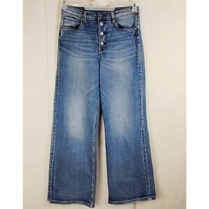 Blank NYC Chrystie high rise wide leg crop jeans Size 27 Classic Retro Casual
